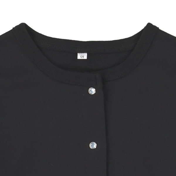 裏毛無地カーディガン