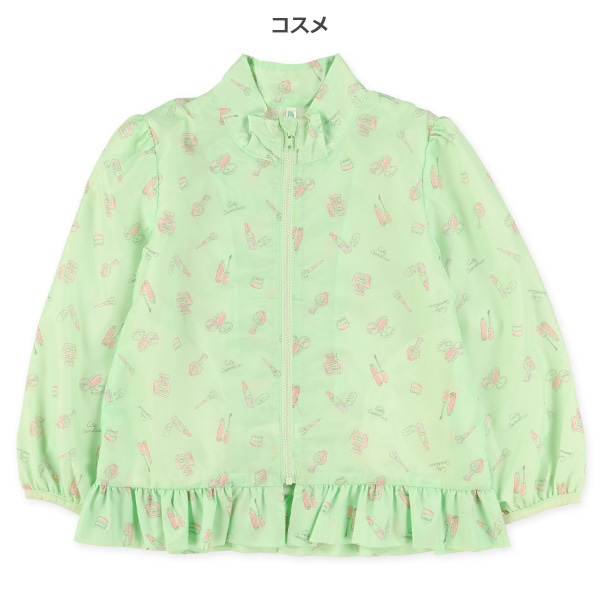 裏メッシュコスメ・ユニコーン総柄ジャケット