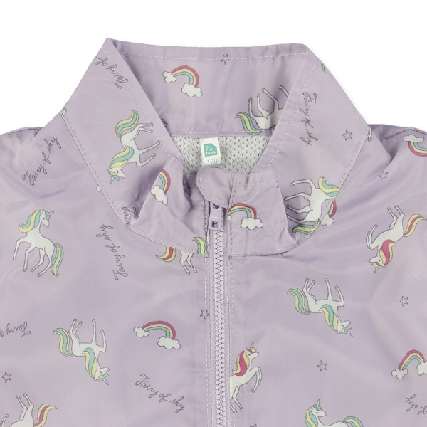 裏メッシュコスメ・ユニコーン総柄ジャケット