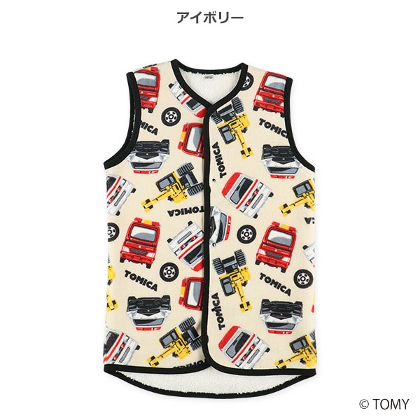 フリース裏ボアロングポンチョ（トミカ）
