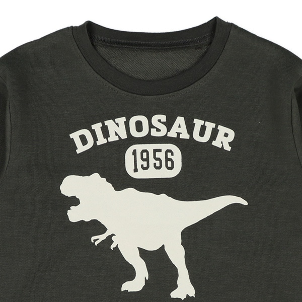 裏毛長袖パジャマ（恐竜）