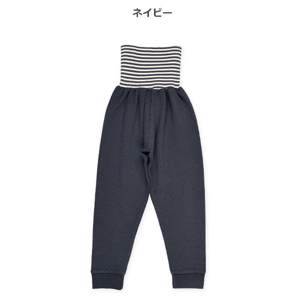 2枚組ソフトキルト腹巻付きスペアパンツ（無地・星）