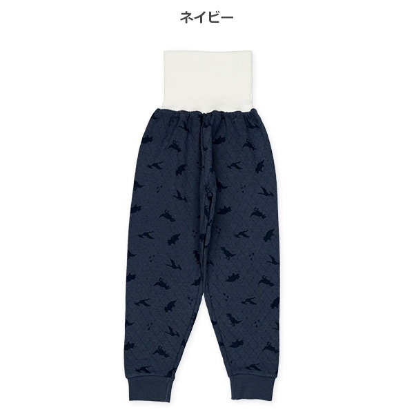 2枚組ソフトキルト腹巻付きスペアパンツ（恐竜）
