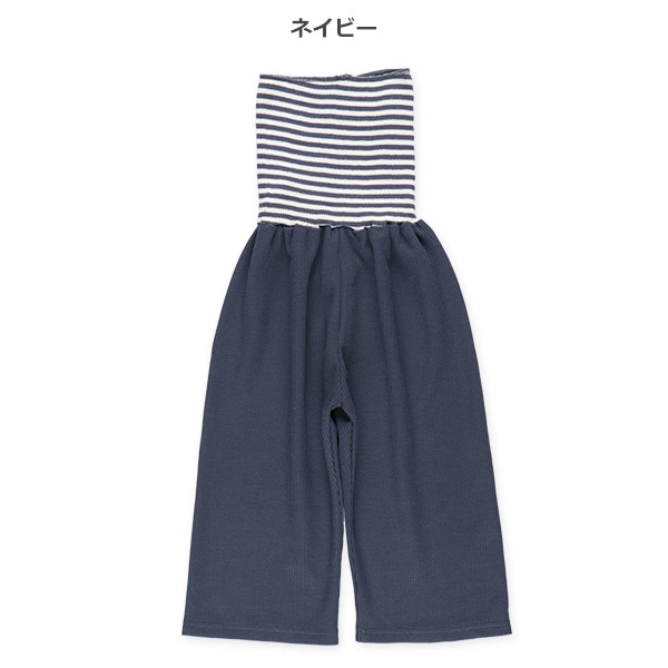 2枚組腹巻付きどっちもまえワッフルスペアパンツ（ボーダー・月）