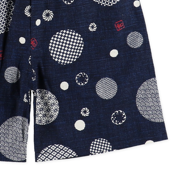 甚平（ドット・和柄）
