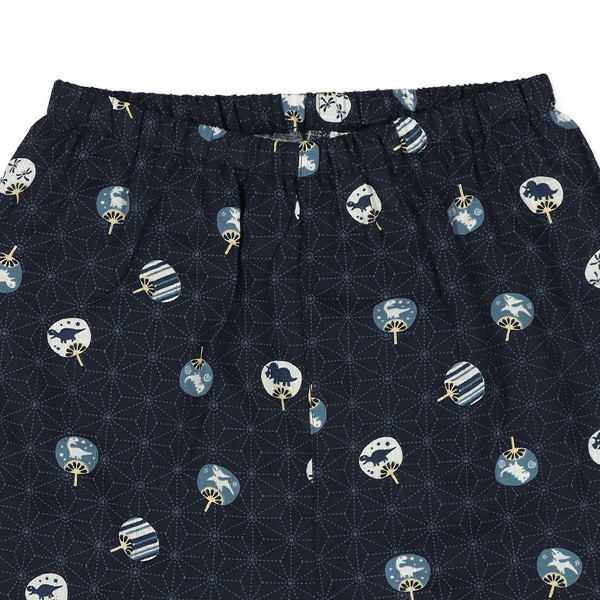 甚平（恐竜うちわ）