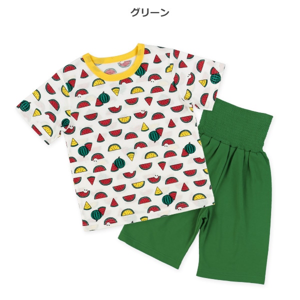 腹巻付き半袖パジャマ（すいか）