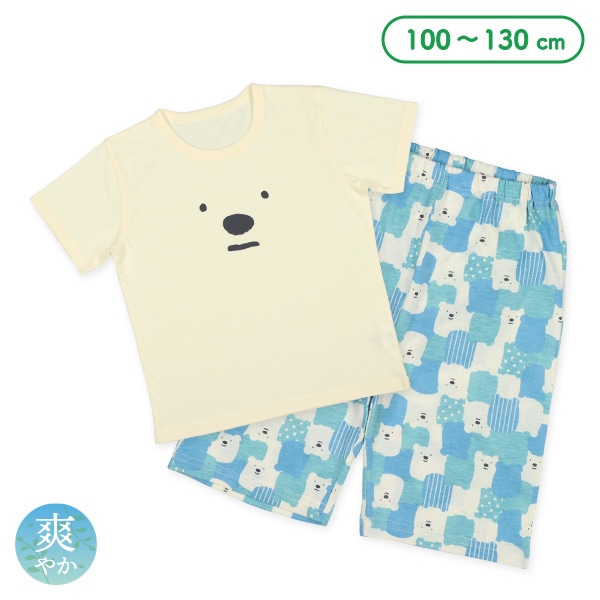 半袖パジャマ（しろくまフェイス）