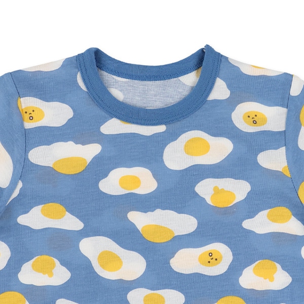 半袖パジャマ（目玉焼き総柄）