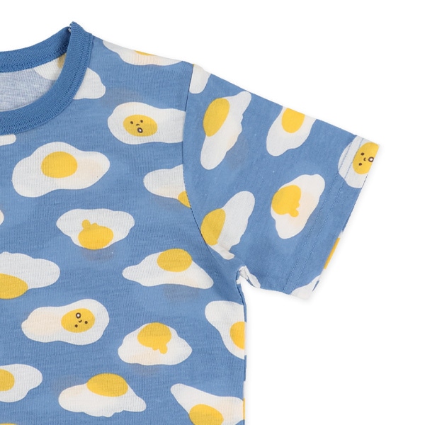 半袖パジャマ（目玉焼き総柄）