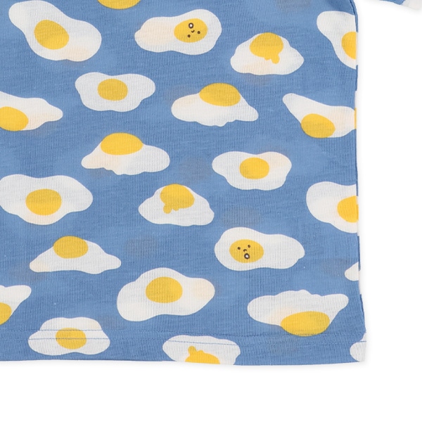 半袖パジャマ（目玉焼き総柄）