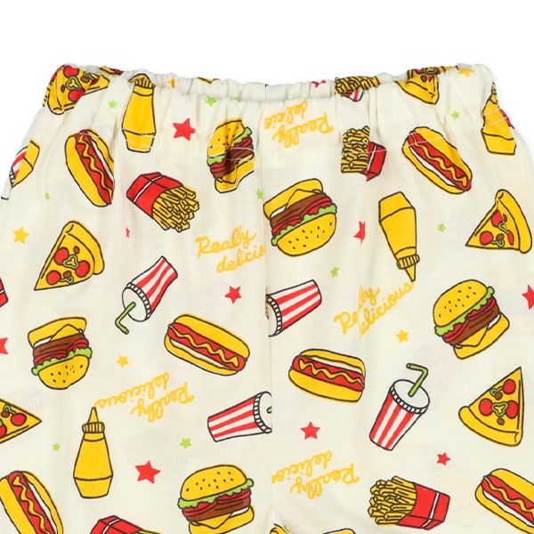 半袖パジャマ（ジャンクフード総柄）