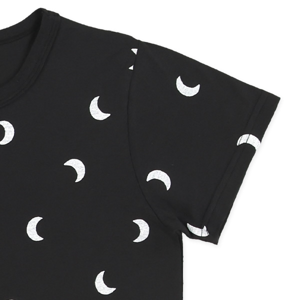 半袖パジャマ（三日月総柄）