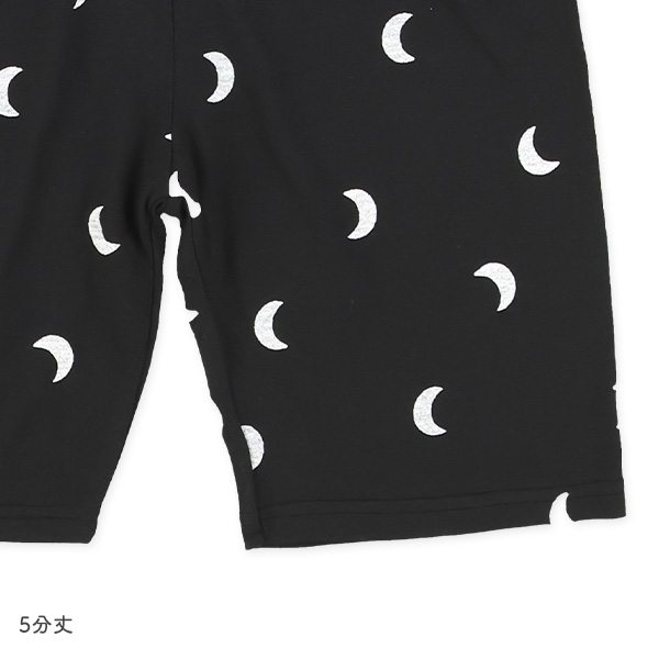 半袖パジャマ（三日月総柄）