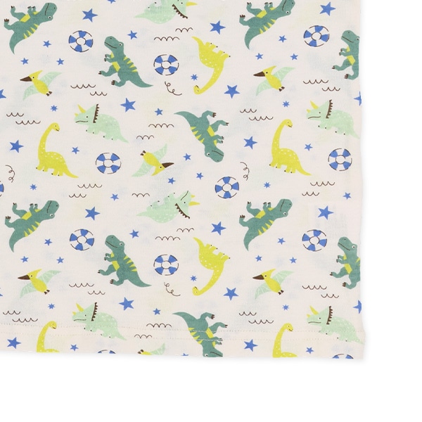 腹巻付き半袖パジャマ（恐竜・浮き輪）