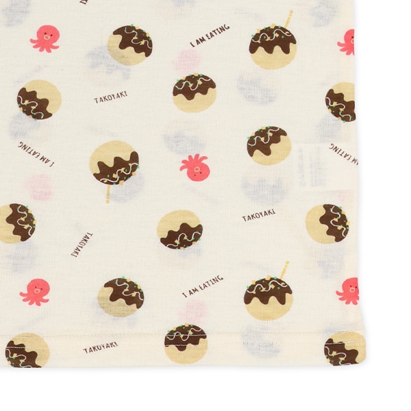 半袖パジャマ（たこ焼き総柄）