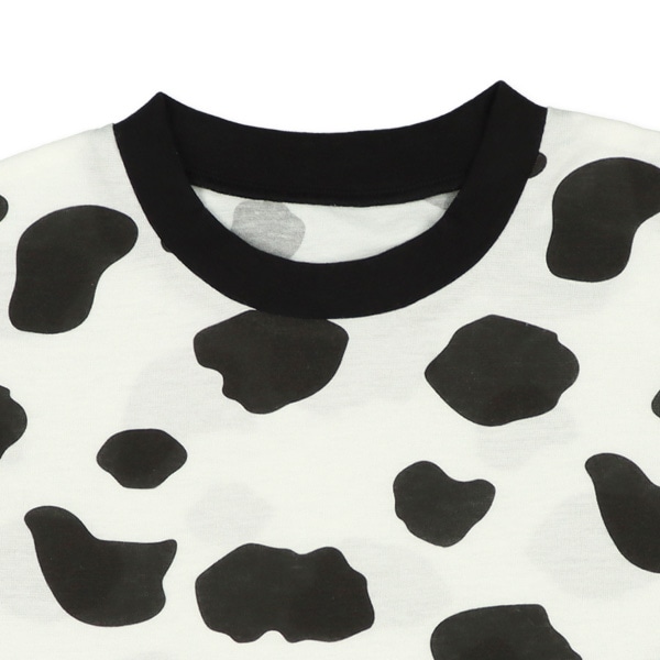 腹巻付き半袖パジャマ（うし柄）