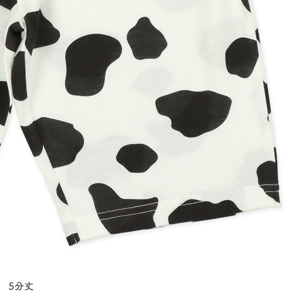 腹巻付き半袖パジャマ（うし柄）
