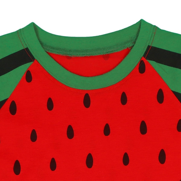 ラグラン半袖パジャマ（スイカ）