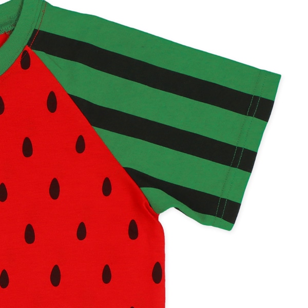 ラグラン半袖パジャマ（スイカ）
