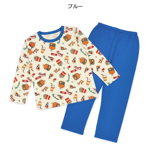 ソフトキルト長袖パジャマ（ジャンクフード）