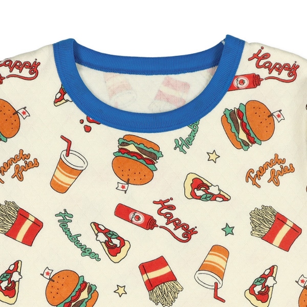 ソフトキルト長袖パジャマ（ジャンクフード）