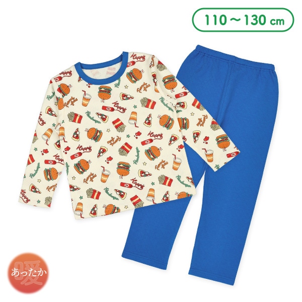 ソフトキルト長袖パジャマ(ジャンクフード)