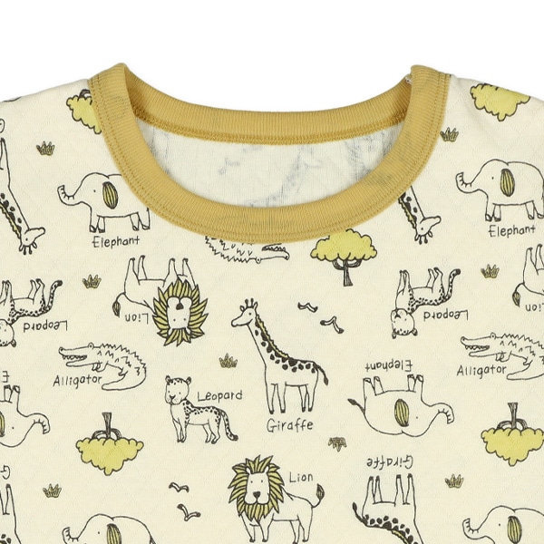 ソフトキルト長袖パジャマ（アニマル）