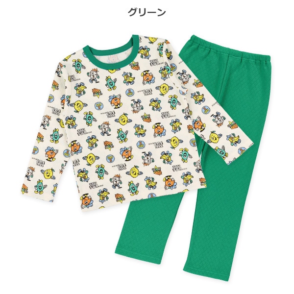 ソフトキルト長袖パジャマ（フルーツ）