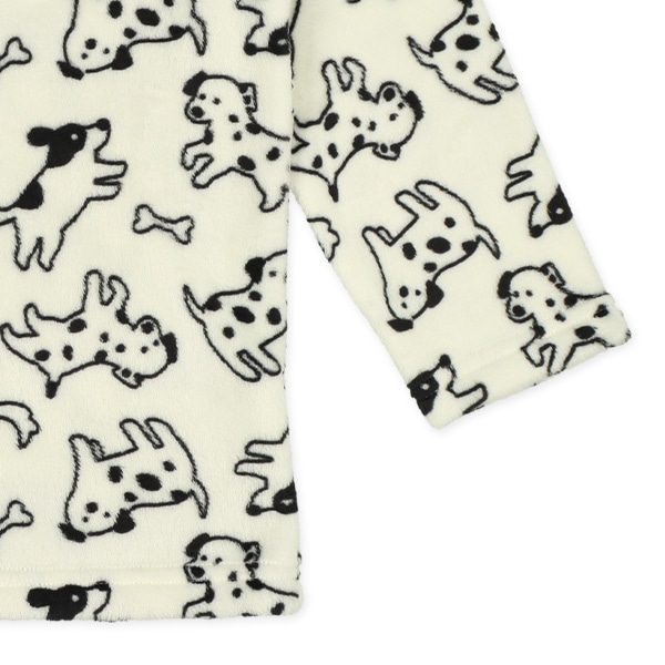 マイクロフリース長袖パジャマ（いぬイロイロ）