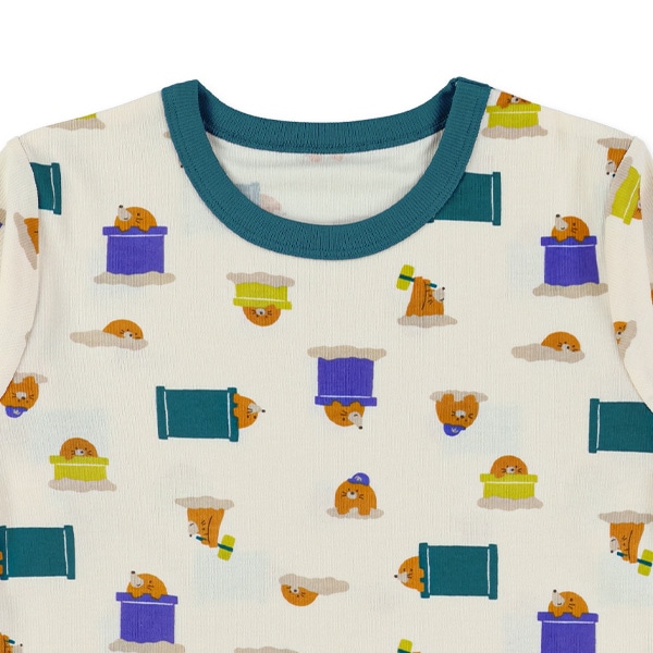 長袖パジャマ（もぐら）