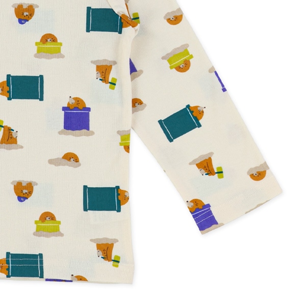 長袖パジャマ（もぐら）