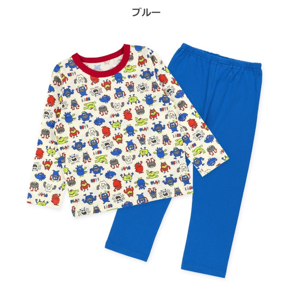 長袖パジャマ（カラフルモンスター）