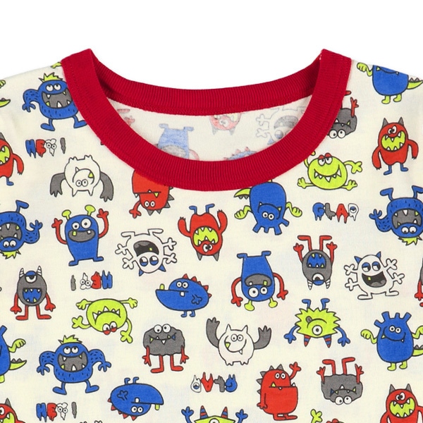 長袖パジャマ（カラフルモンスター）