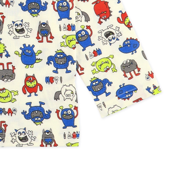 長袖パジャマ（カラフルモンスター）