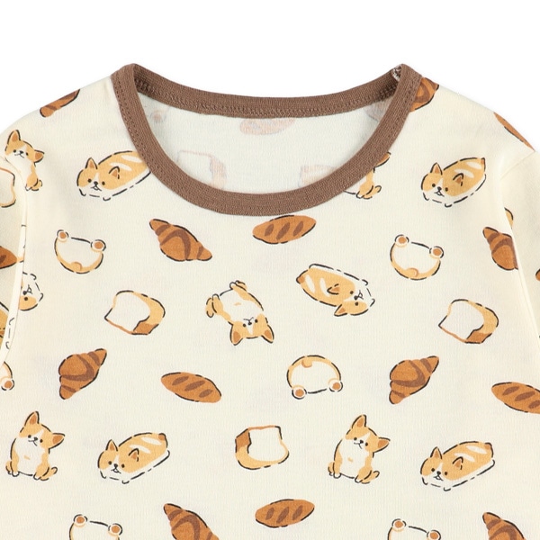 長袖パジャマ（パンといぬ）