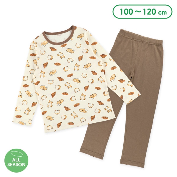 長袖パジャマ（パンといぬ）