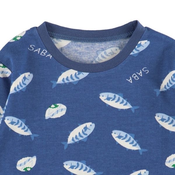 長袖パジャマ（サバ総柄）