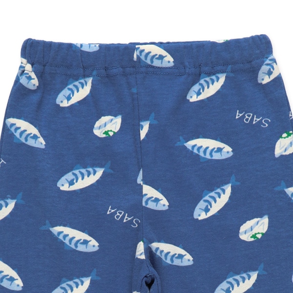 長袖パジャマ（サバ総柄）