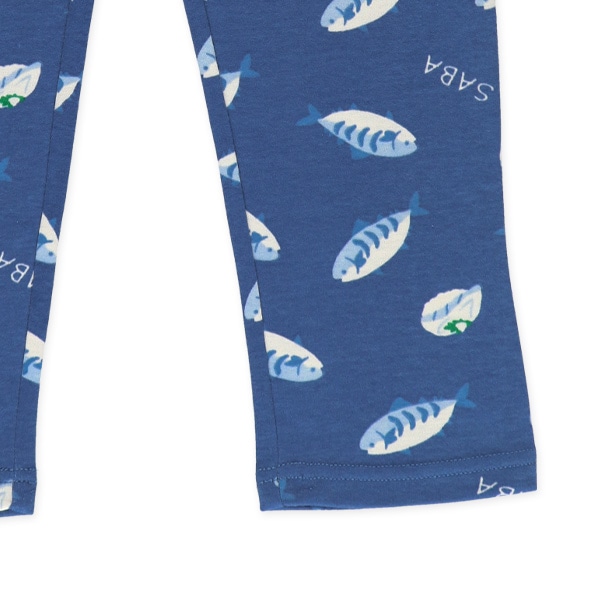 長袖パジャマ（サバ総柄）