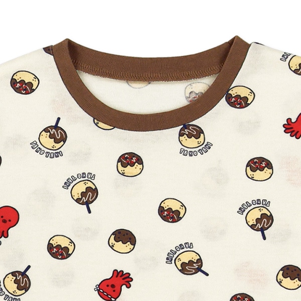 長袖パジャマ（たこ焼き総柄）