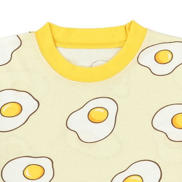 長袖パジャマ（目玉焼き総柄）