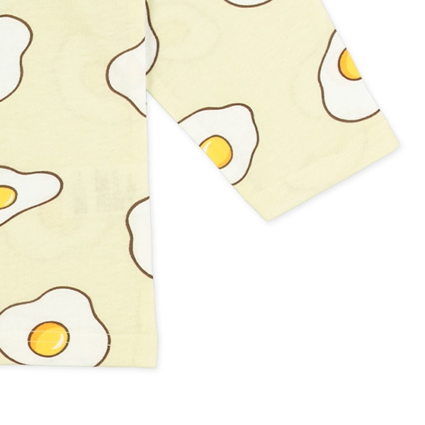 長袖パジャマ（目玉焼き総柄）