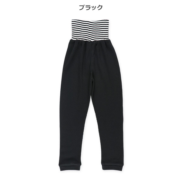 2枚組腹巻付きどっちもまえワッフルスペアパンツ（恐竜・ボーダー）