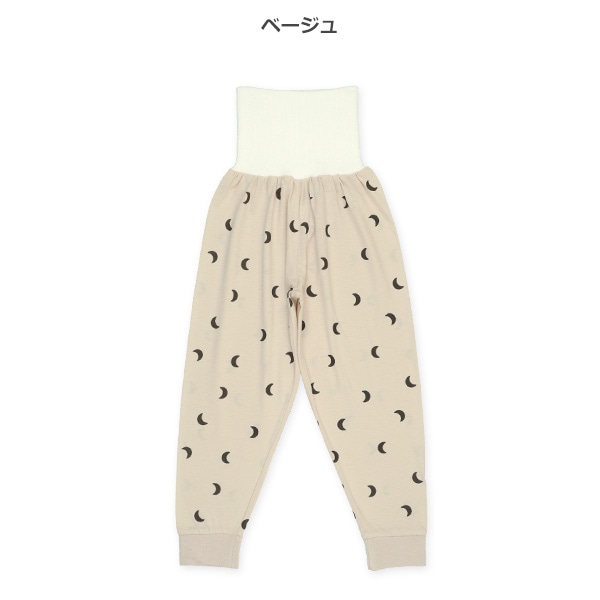 2枚組腹巻付きスペアパンツ（月柄・無地）