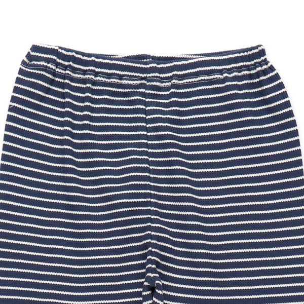 どっちもまえワッフル長袖ルームウェア（ボーダー）