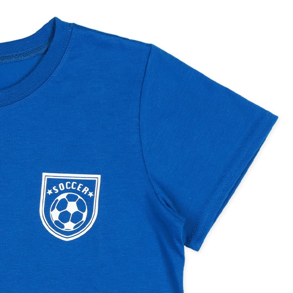 半袖ルームウェア（サッカー柄）