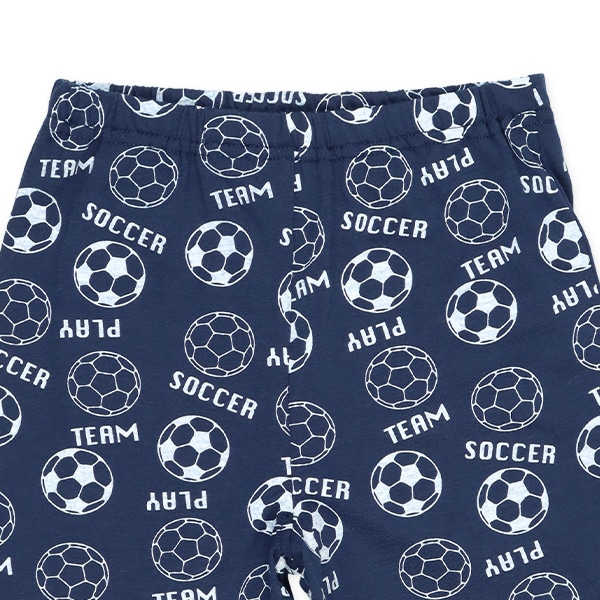 半袖ルームウェア（サッカー柄）