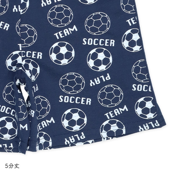 半袖ルームウェア（サッカー柄）
