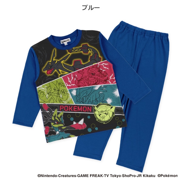 蓄光プリント長袖パジャマ（ポケモン）